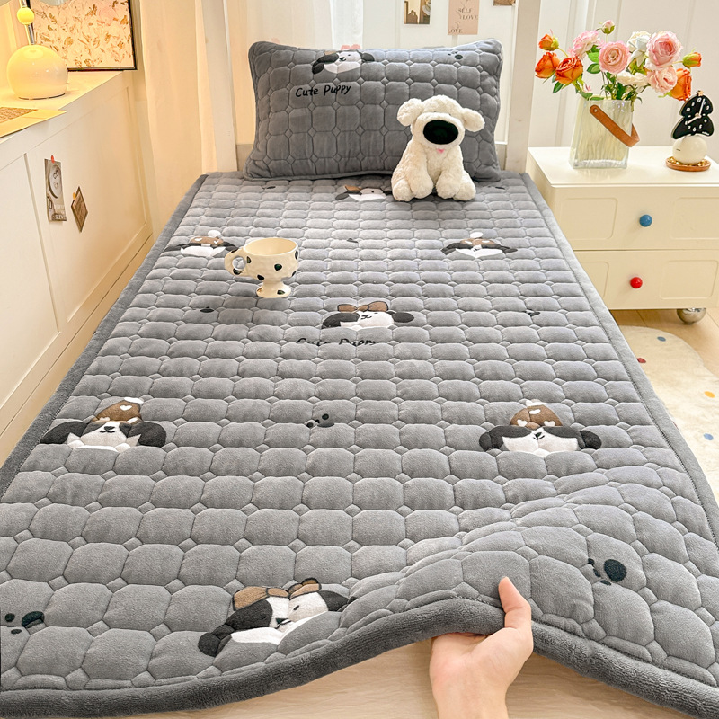 Picture of New thick milk velvet mattress student dormitory single mattress cotton bed mattress tatami warm cushion wholesale