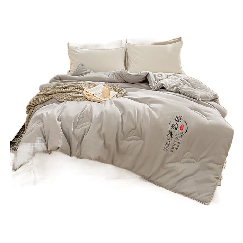 Class A raw cotton soybean quilt thickened winter soybean fiber quilt mother and infant grade quilt warm single double quilt core wholesale