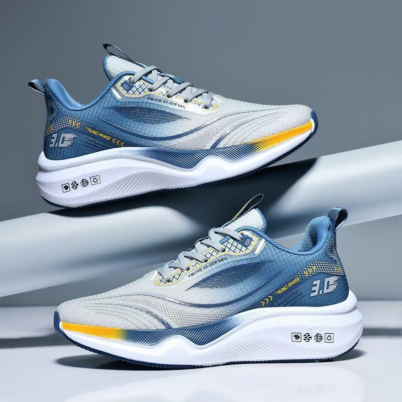 Men's shoes 2024 new autumn sneaker running wear-resistant lightweight running shoes breathable youth junior high school students Senior high school