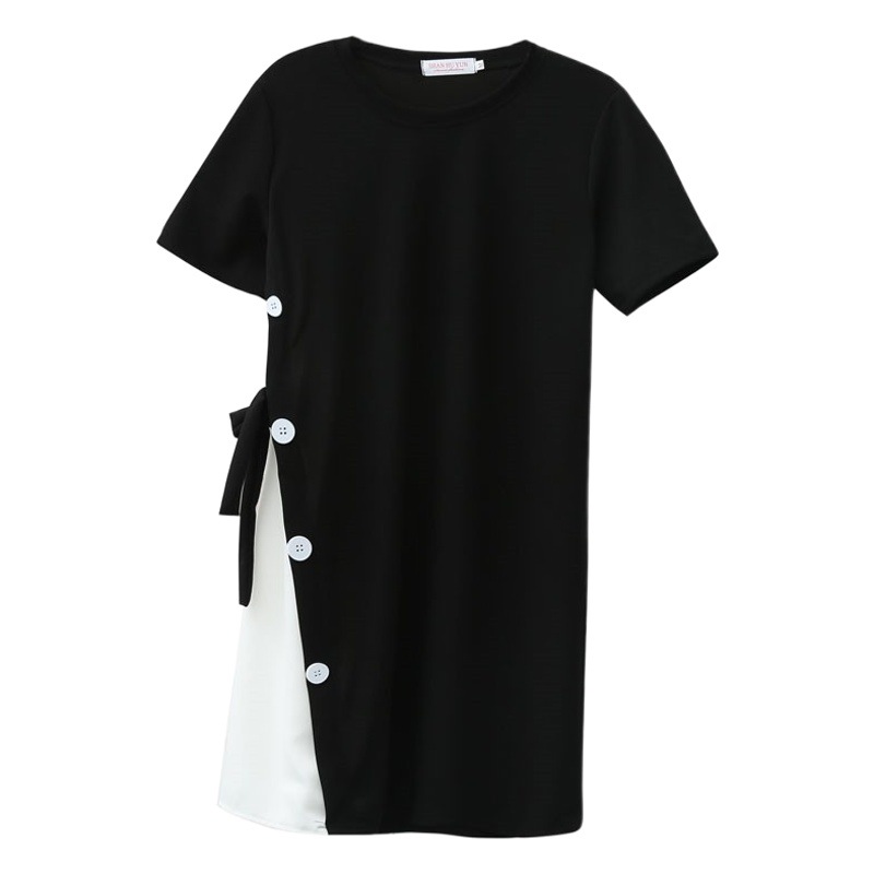 Maternity Dress Spring and Summer dress Western Style Summer Short-sleeved Dress Fashionable Summer Fresh 2023 Maternity Dress