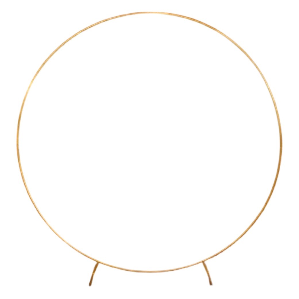 Foreign trade cross-border new buckle wedding ring arch wedding bracket arch iron round balloon flower arch