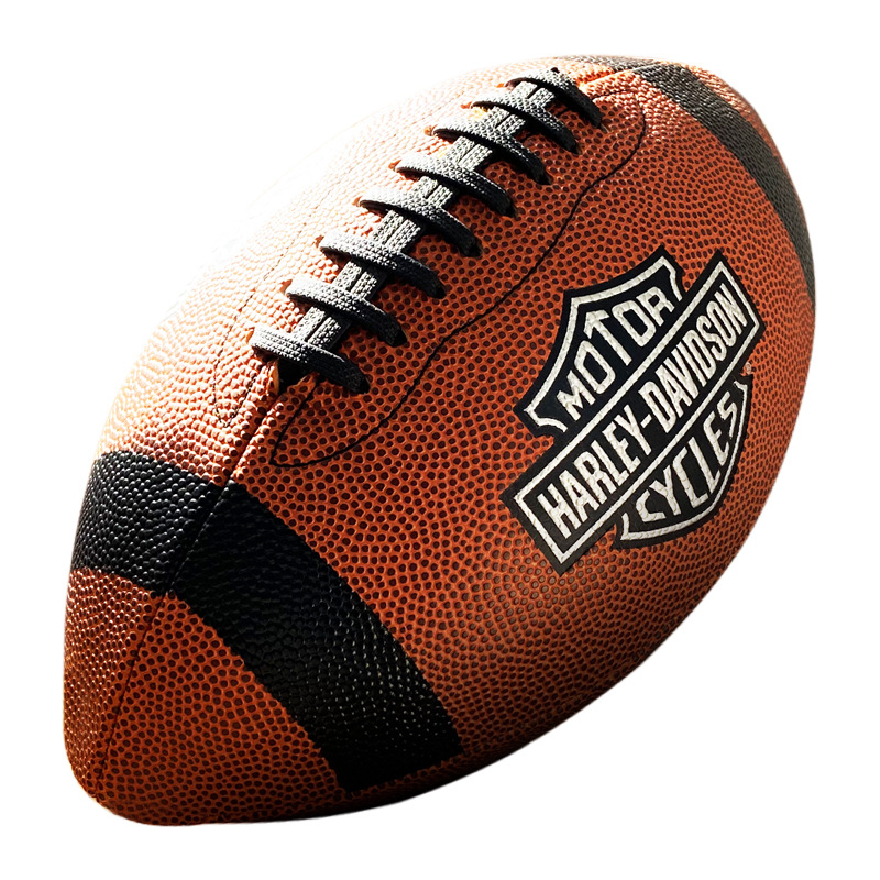 Picture of American No. 9 Rugby Game Training Non-slip Wear-resistant Children Adolescent Adult PU9 Machine Seamed Rugby Wholesale