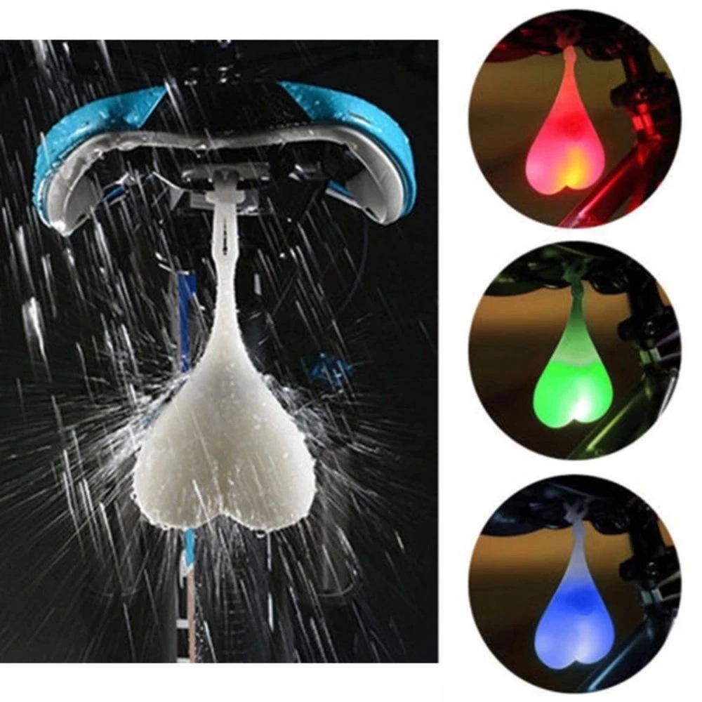 Bicycle Egg Light Mountain Bike Night Riding Creative Tail Light Equipment Bicycle Accessories Safety Bicycle Light Warning Light
