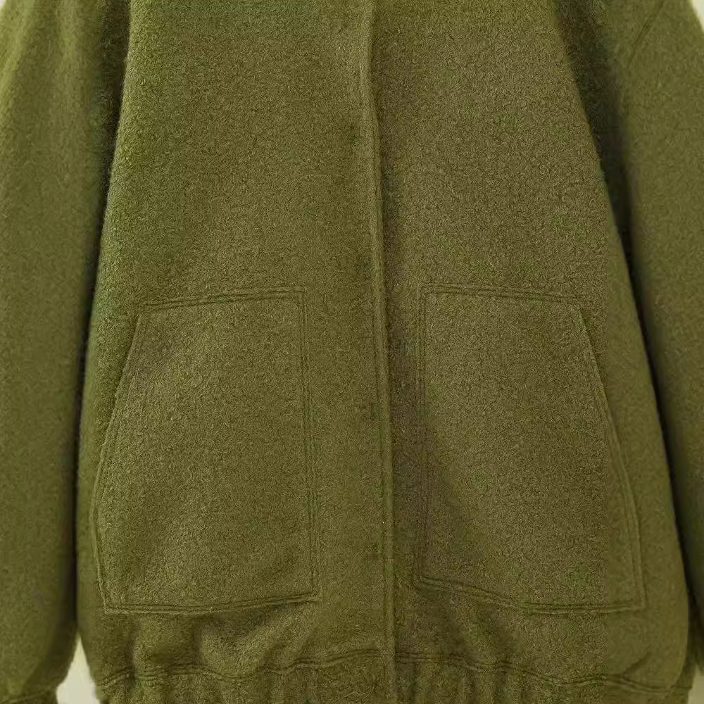 Picture of TAOP & ZA spring new women's collar pocket loose pilot coat 5070/158 5070158