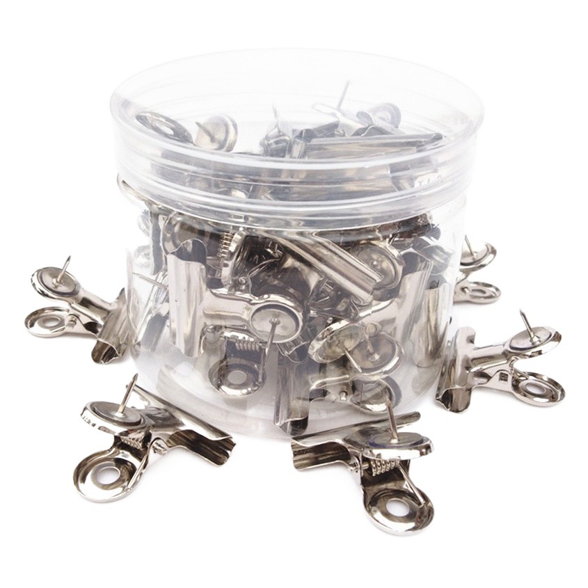 31mm silver pushpin clip silver pushpin photo small clip wood fixed clip barrel cross-border supply