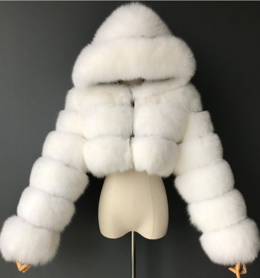 Picture of New imitation fur coat coat European and American fashion imitation fur factory wholesale Haining imitation fur fashion Joker
