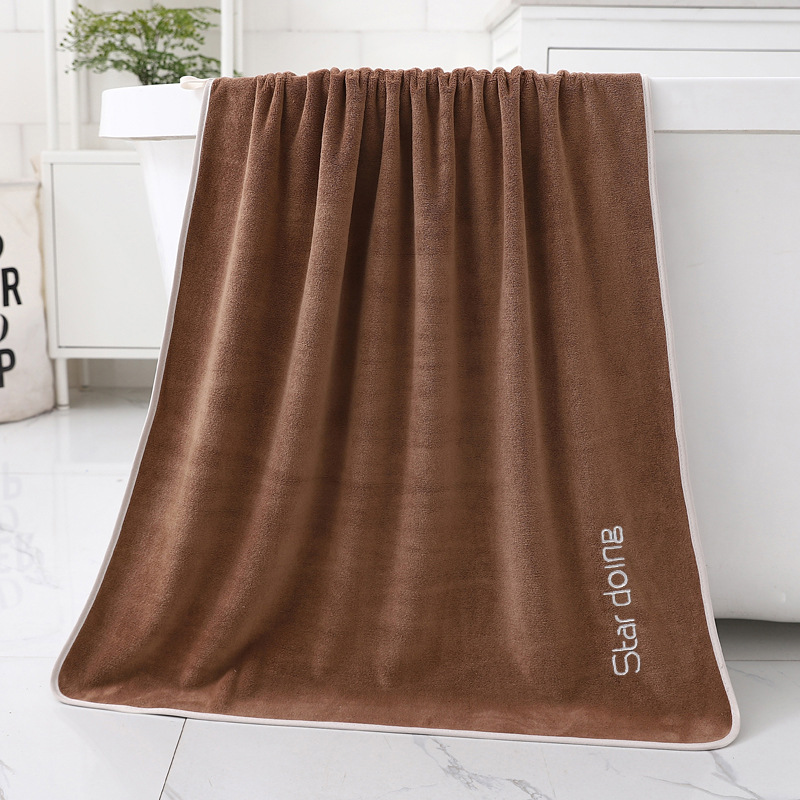 Picture of Youth pie big towel stall absorbent face towel company group purchase welfare embroidery gift towel factory wholesale