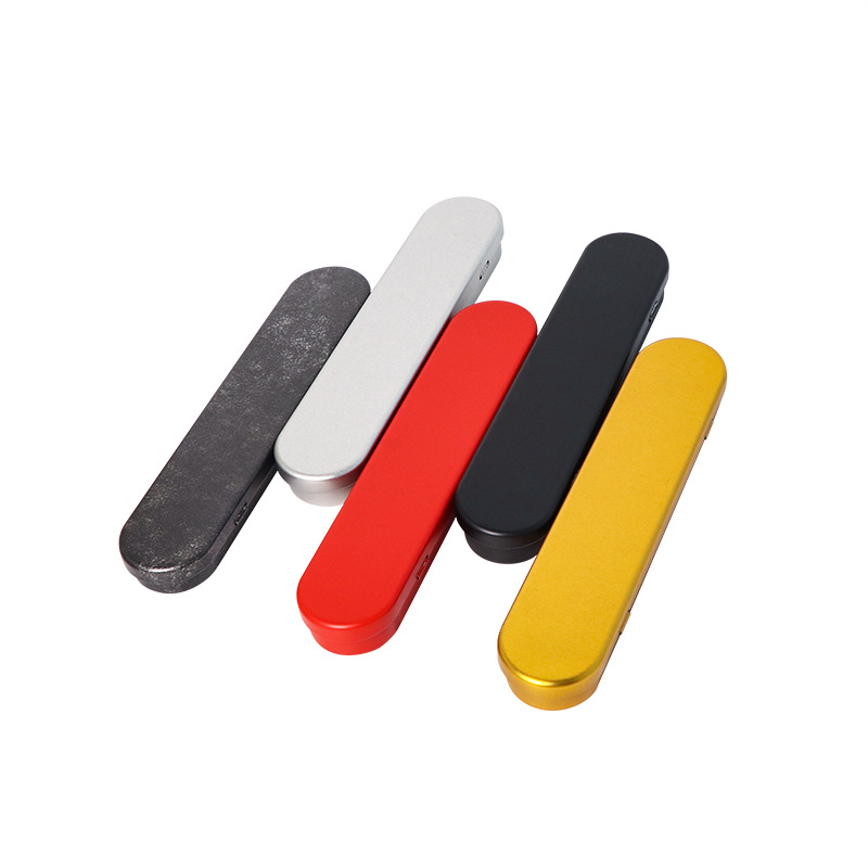 Picture of Oval Square Integrated Flip-Top Tweezers and Clip Storage Box, Acne Needle Iron Box Packaging, Pen Storage Box