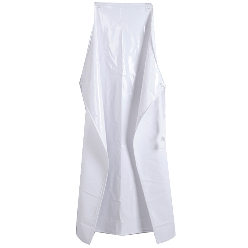 Picture of Kitchen Simple pvc Sleeveless Wear-resistant Beef Tendon Soft Rubber Bib Leather Waterproof Apron Women's Industrial Labor Protection Oil-proof Waist