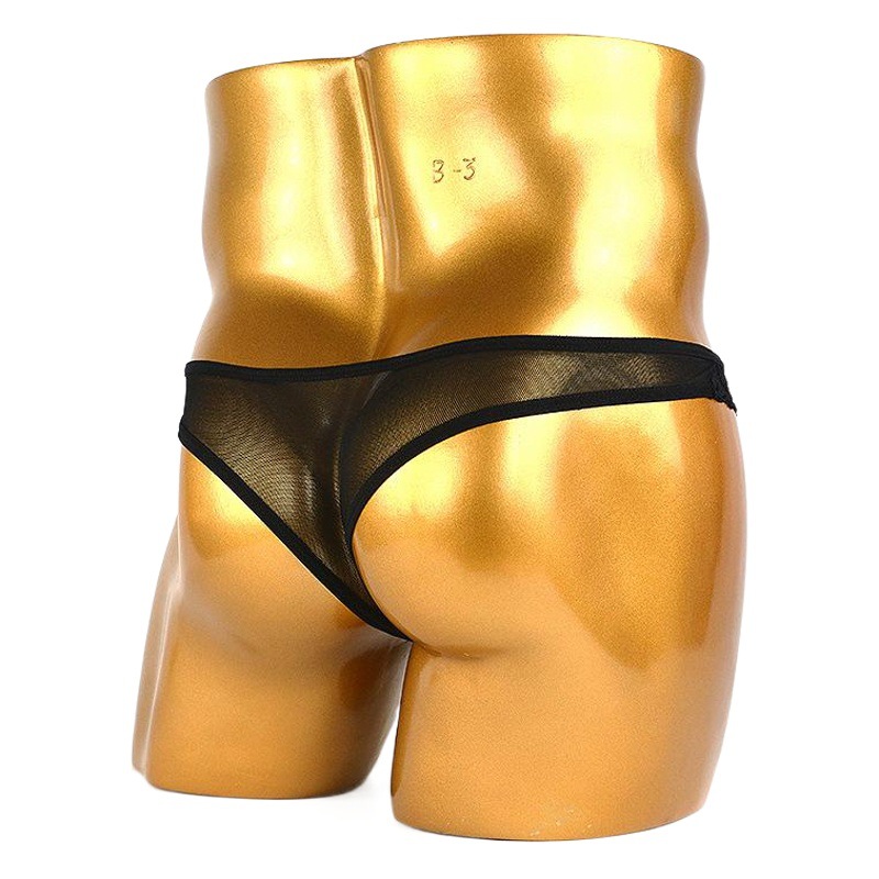 European and American foreign trade crotch-free sexy men's sexy underwear men's T-pants men's lace transparent thong men