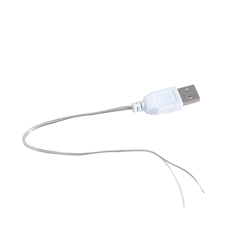 Picture of USB lamp string accessories always bright usb single connection charging line copper wire lamp string small colored lights use semi-finished products