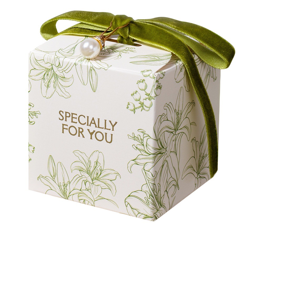 Wedding Ins Candy Box Flower Light Luxury Candy Box Shujia Good Products Accompanying Gift Special Gift Box Advanced Empty Box Wholesale