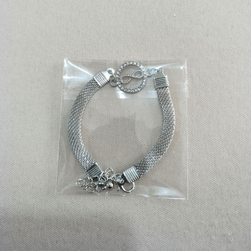 Picture of European and American Hot-selling Infinite Diamond Bracelet Personalized Simple Unisex Universal Internet Celebrity Star Fashion Hand Jewelry