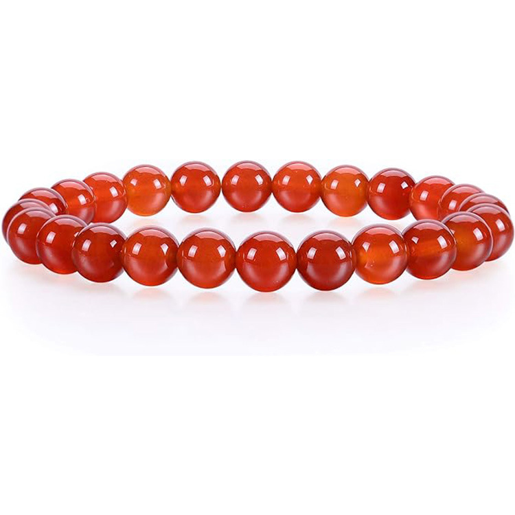 Picture of Zhou Lianfa 32 Color Amazon Crystal Agate Tiger Eye Bracelet Fashion Simple Single Circle Round Bead Cross-border Bracelet Batch