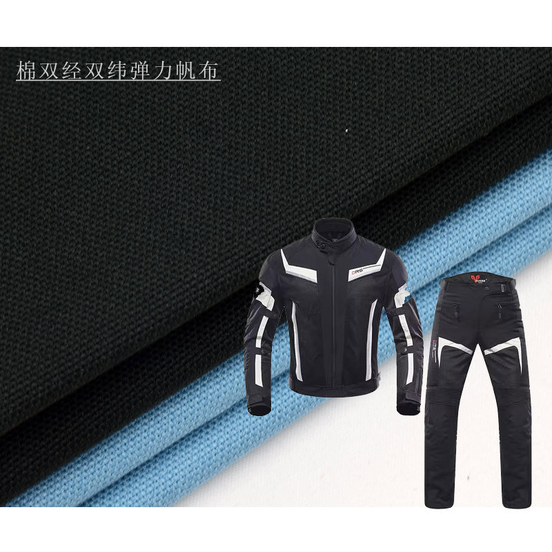 Cotton Stretch Canvas Motorcycle Cycling Clothing Workwear Fabric Wear-Resistant Canvas Fabric