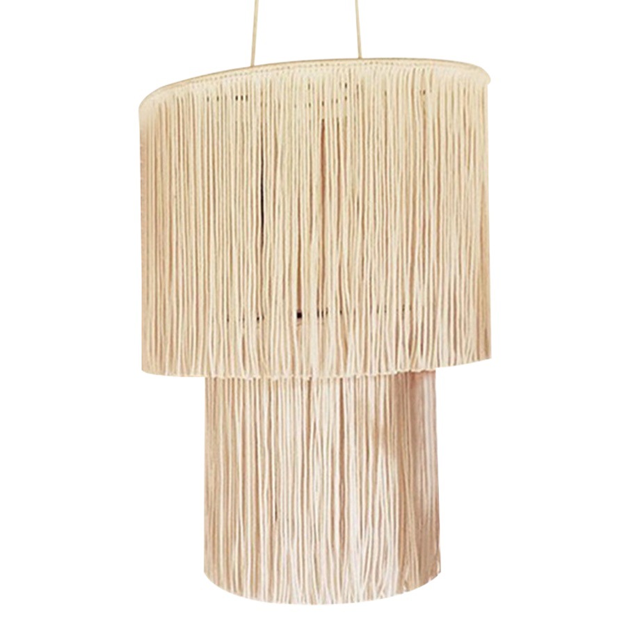 New cross-border supply Bohemian tapestry lampshade hand-woven tassel home chandelier decoration Nordic style