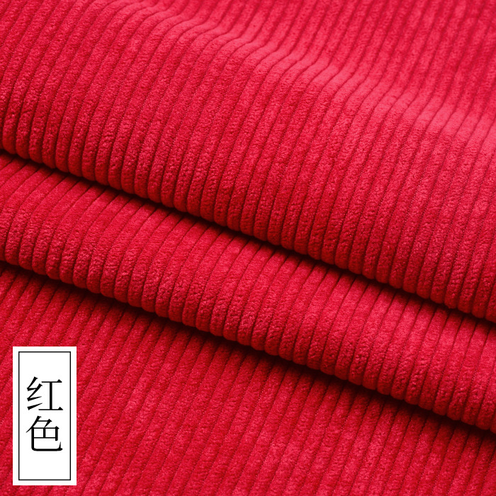 Picture of Corduroy Fabric Solid Color Corduroy Jacket Clothing Shirt Cotton Jacket Sofa Velvet Fabric Wholesale