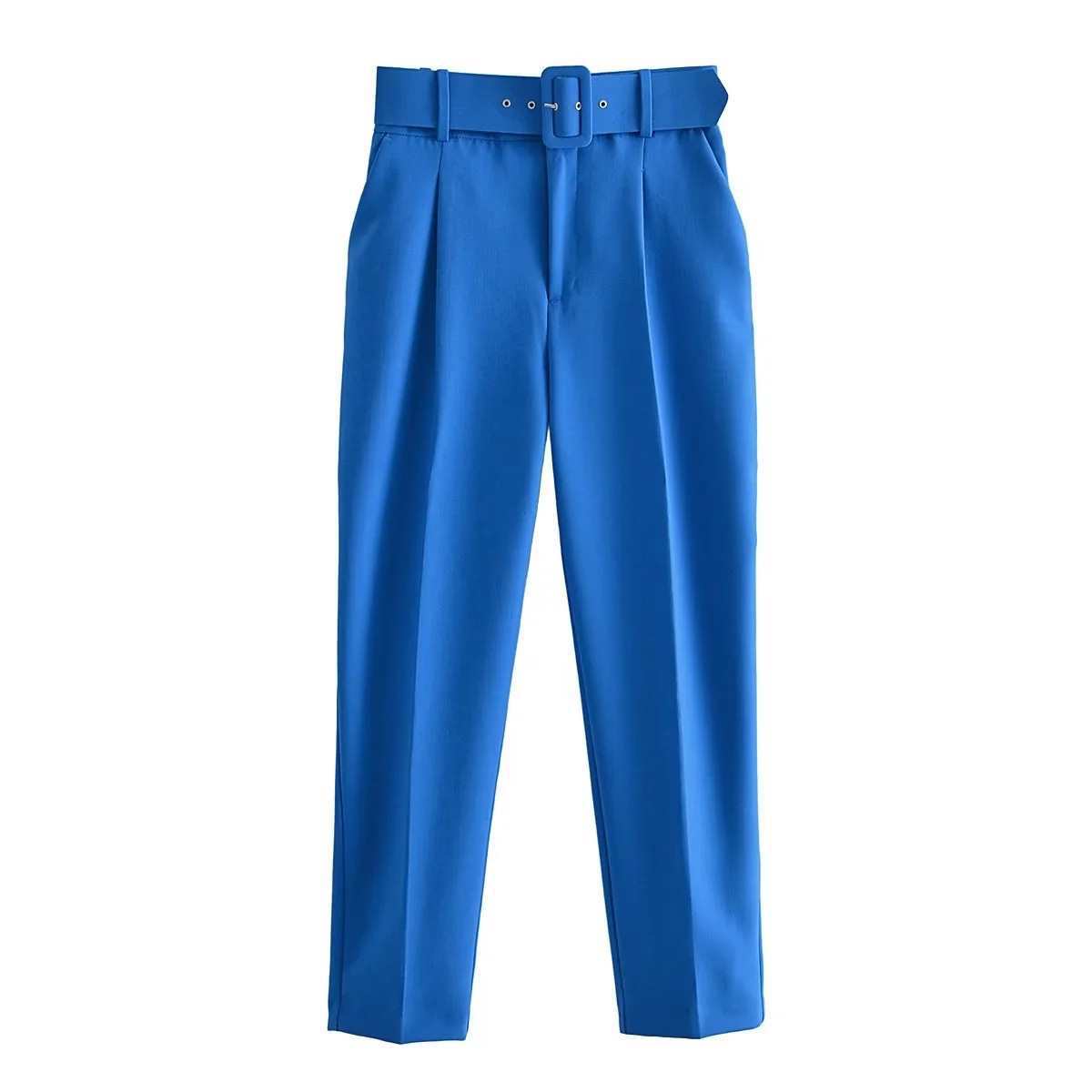 Picture of New Pants European Size Belt with Suit suit Spring Pure White Women Cross-border Pants White Pants