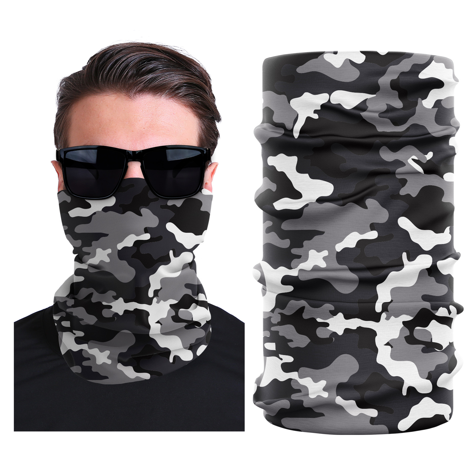 Picture of Xunhui magic scarf outdoor scarf mountaineering riding scarf high elastic seamless Ice Silk face towel cross-border bandana