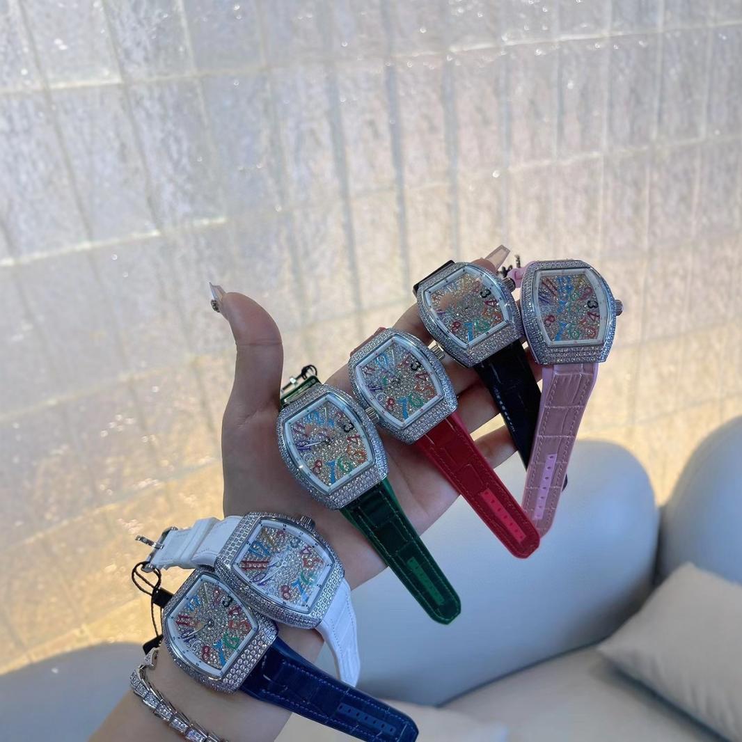 Jewelry Barrel Series Luxury Stars Classic Digital Women's Watch Color Personalized Quartz Wholesale