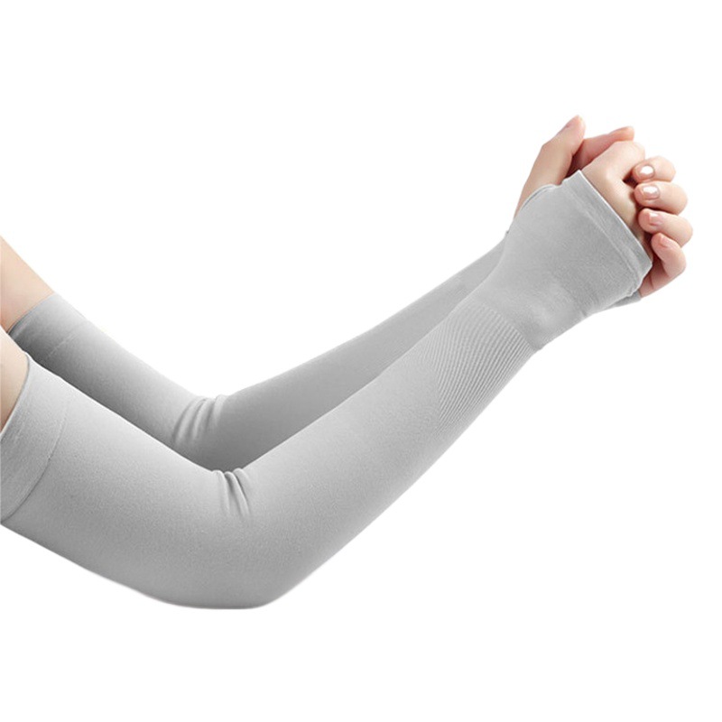 Ice Sleeve Ice Silk Sleeve Sunscreen Sleeve Women's Summer Anti-UV Ice Cool Men's Arm Protective Sleeve Summer Long Ice Gloves