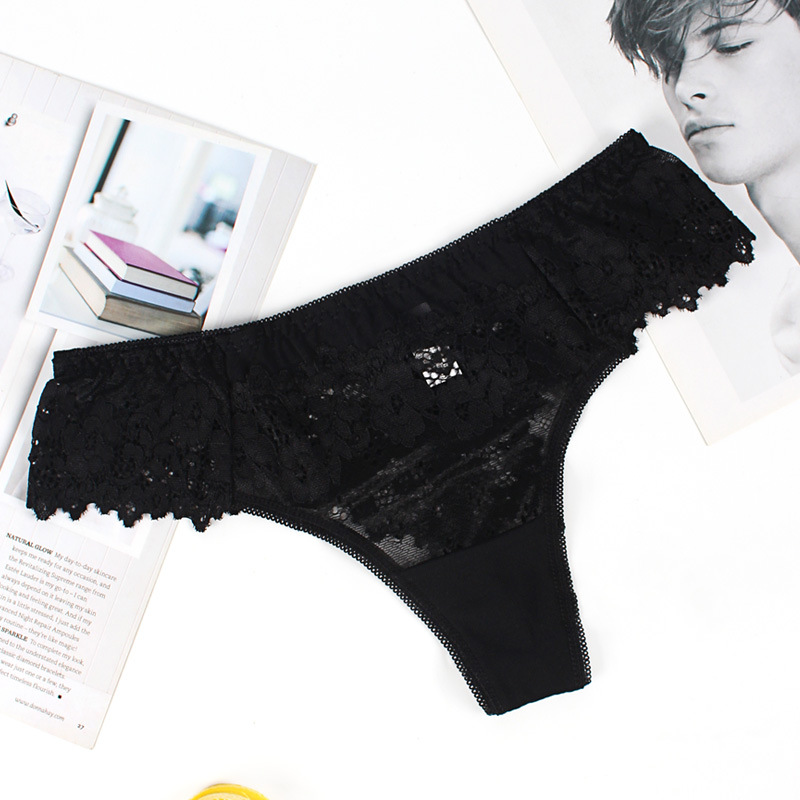 Picture of European and American Plus Size Lace Sexy Women's Underwear Cotton Crotch Girls' New Style