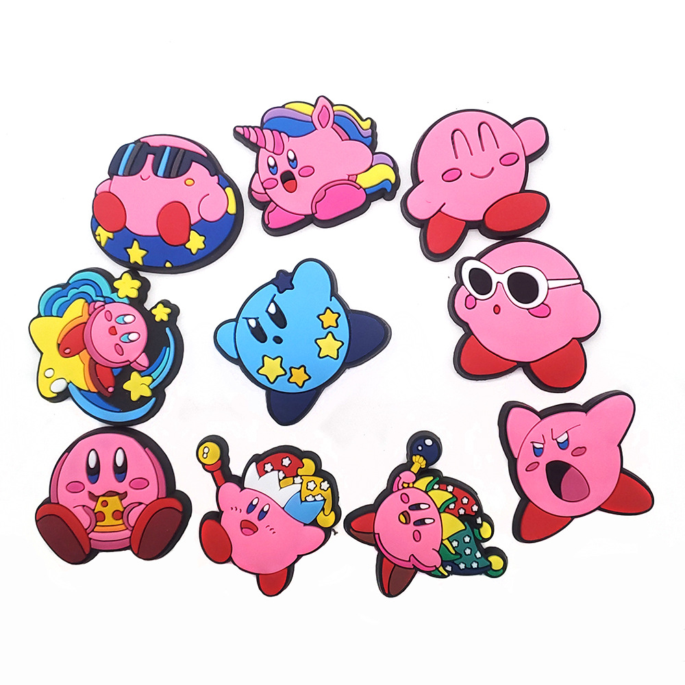 Picture of 10 suit Cartoon Cute Star Kabi Cave Shoes Shoes Flower Decorative Buckle Personality DIY Garden Shoe Buckle Accessories