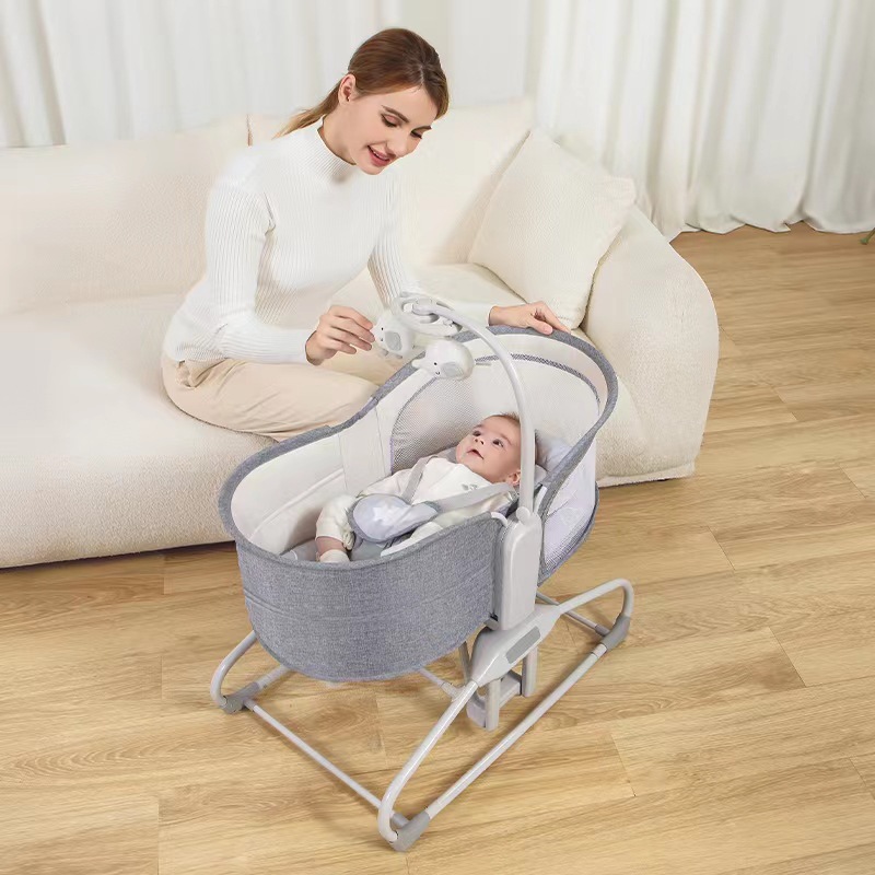 Picture of Mastela Baby Shaker electric vibration comfort Shaker 360 degree multi-function bed bed newborn baby bed