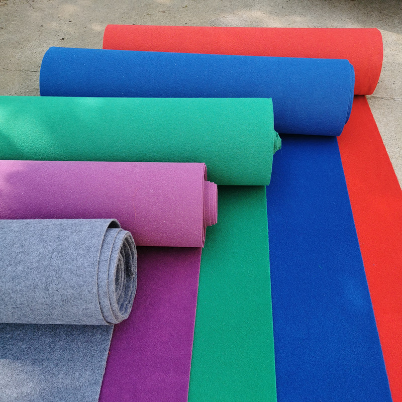 Picture of Red carpet disposable wedding opening shop home door carpet wedding wedding thickened activity floor mat