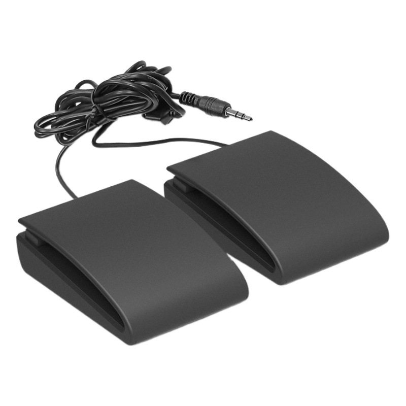 Drum Set Double Step Pedal Electronic Drum Pedal Hand Roll Drum Floor Drum Strike Plate Pedal 3.5 Interface Double Step