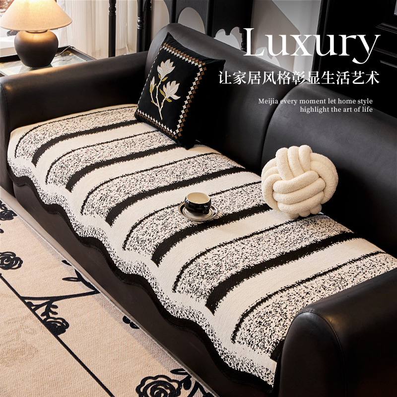 Special-shaped Sofa Cushion 2025 New Non-slip High-grade Three Seat One Imperial Concubine Irregular Four Seasons Universal Leather Sofa Cushion