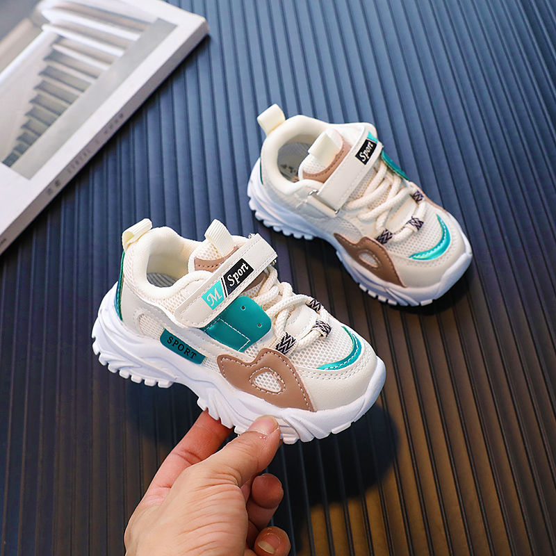 2024 Spring and Autumn New 1-3-6 years old children's shoes boys and girls sports shoes non-slip soft bottom baby functional shoes