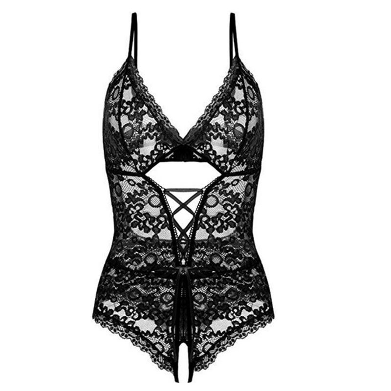 Cross-border Amazon Ebay sexy underwear Open-File lace perspective strap tight backless strap base coat