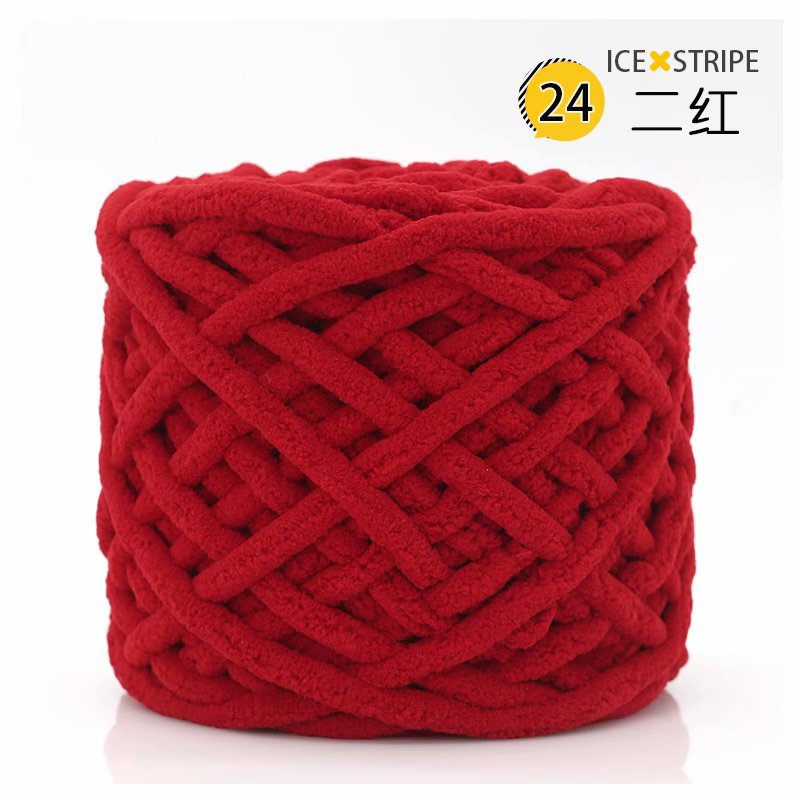 Picture of Ice Strip Thread Single Strand Thick Stick Needle Thread Knitting Blanket Slipper Thread Scarf Hat Scarf Thread Manufacturer Wholesale Worsted