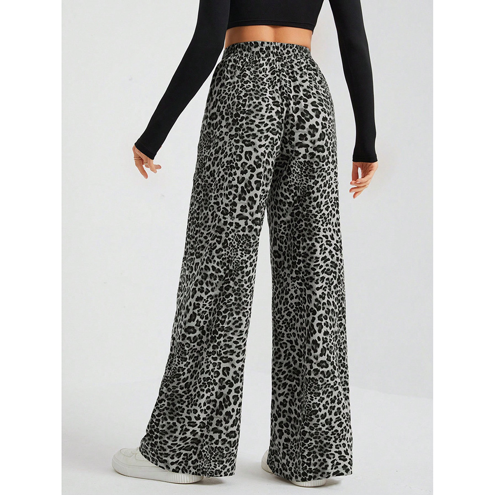 Picture of 2024 Spring and Autumn Spice Girls Women's New High Waist Wide Leg Pants Loose Slim Spice Girls Casual Pants Amazon