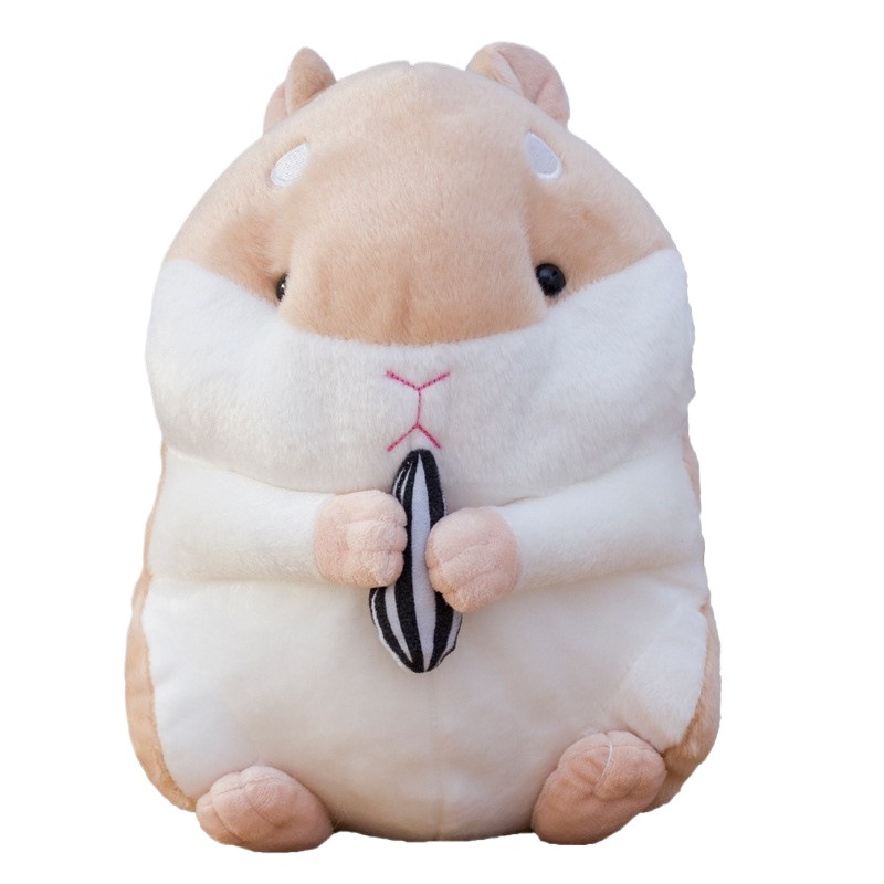 Picture of Cute Plush Toy Doll, Children's Comfort Doll, Birthday Gift for Girlfriend, Wholesale Melon Seed Hamster