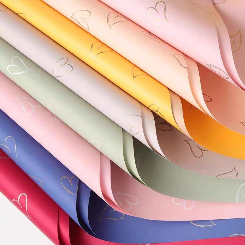 Waterproof printing Ouya paper sweetheart Cynthia paper flower wrapping paper bouquet wrapping paper material flower shop materials