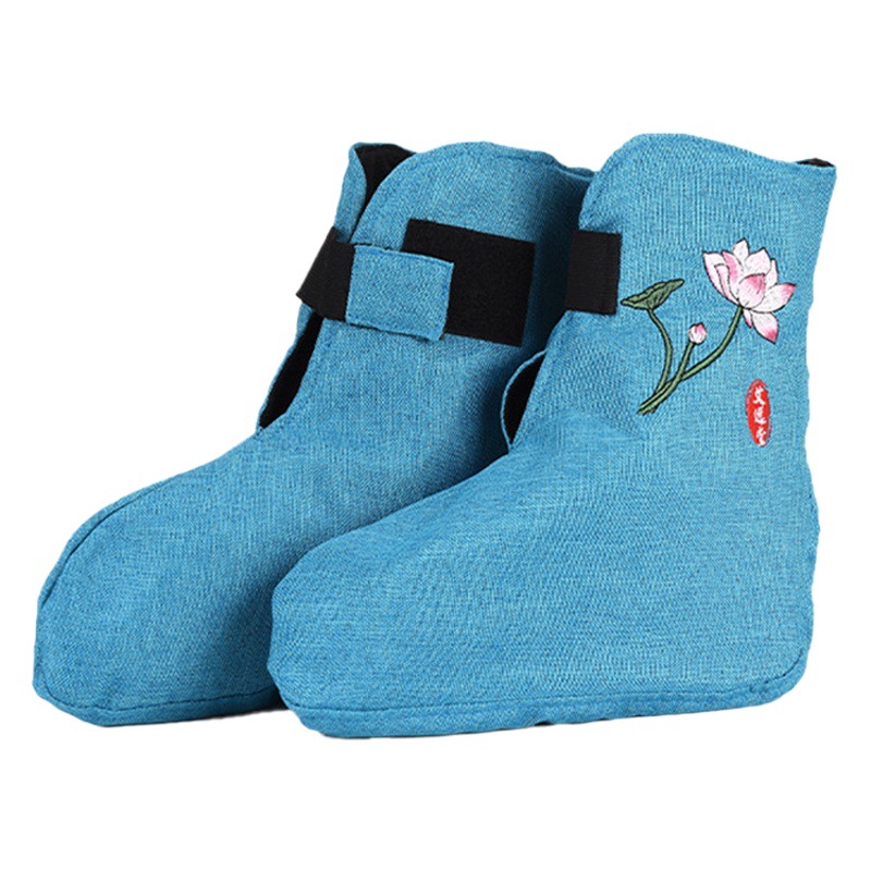 Electric heating moxibustion foot boots Wormwood knee pad hot compress foot pad knee moxibustion therapy hot compress joint Warm moxibustion boots