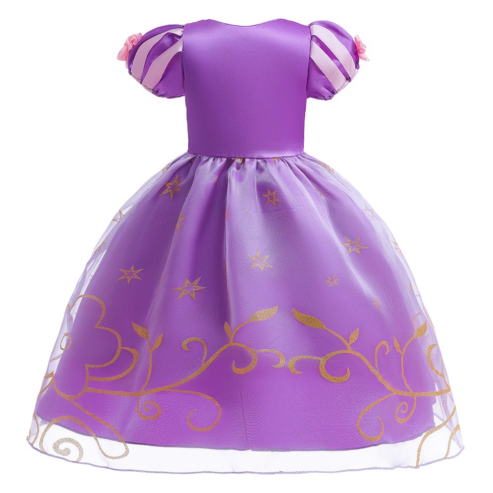 Children's cosplay Purple Rapunzel Dress Performance Dress Princess sofia Dress Girls Dress sofia
