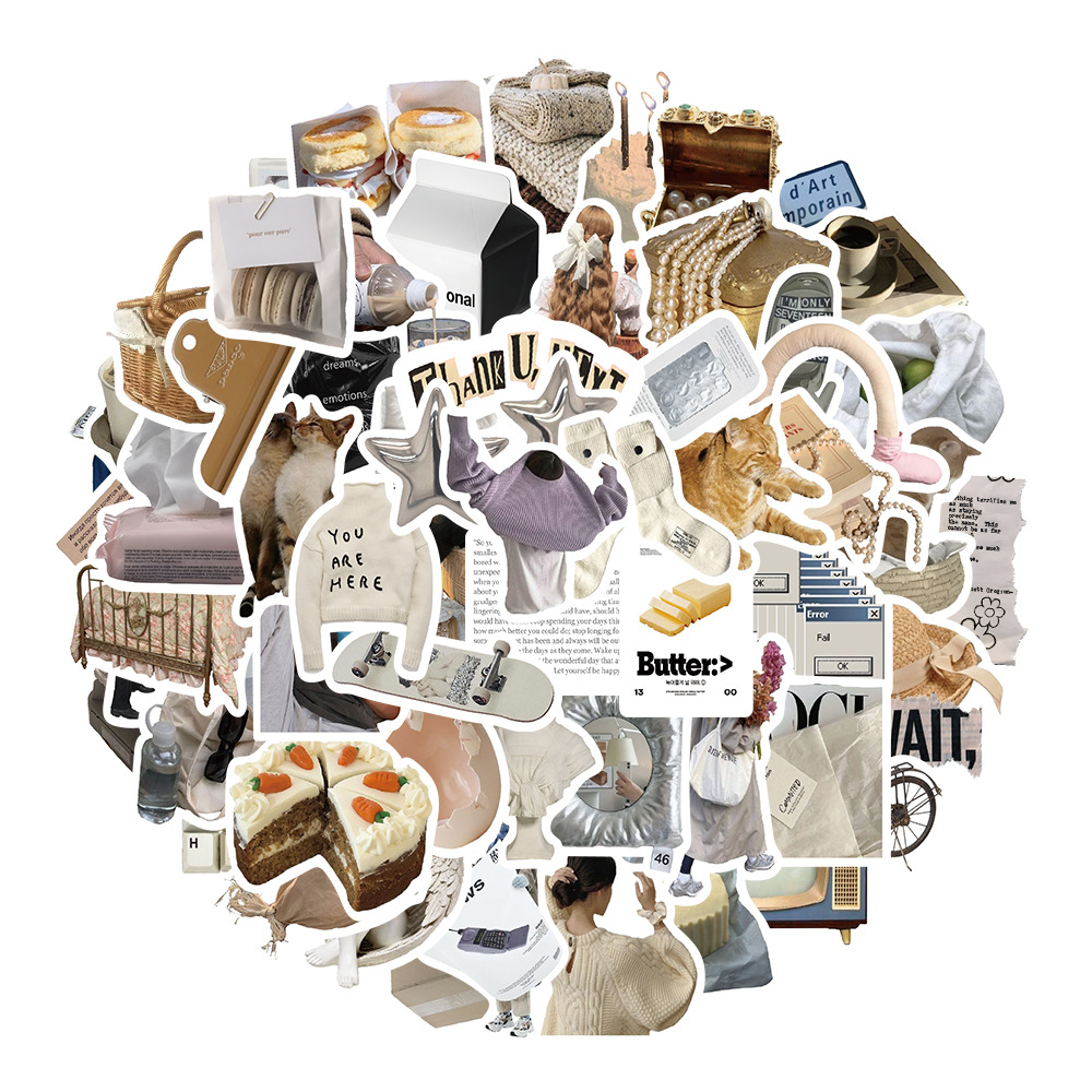 Picture of 63 INS Harajuku lazy style graffiti stickers decorative guitar notes luggage DIY waterproof cross-border wholesale