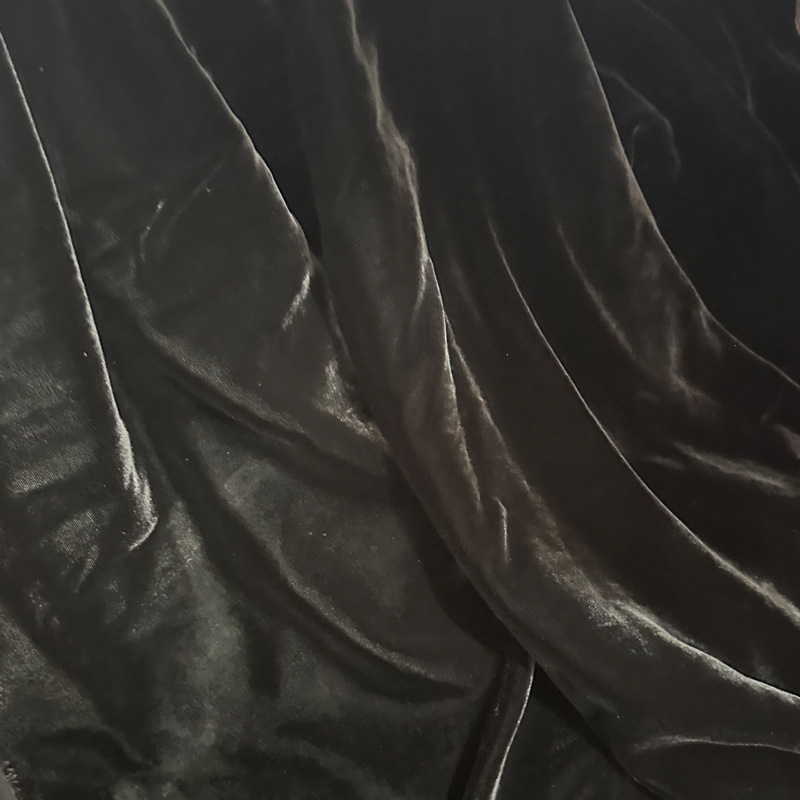 Picture of Cupro Velvet Fabric, Cupro Silk Fabric, High-Quality New Velvet Dress Suit, High-End Jewelry in Stock