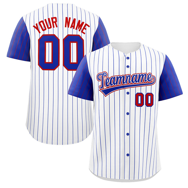 Picture of New Baseball Suit Cardigan Short Sleeve Training Sports American Cross-border Game Baseball Suit Printed Button Breathable Jersey