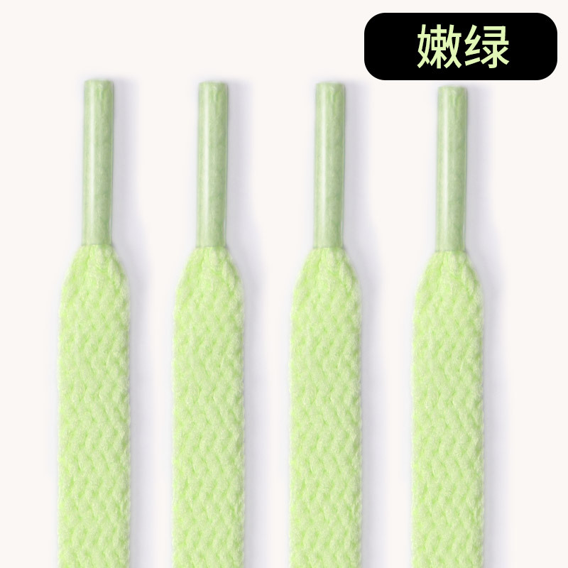 Picture of Wild elephant shoelaces wholesale single flat sneaker canvas basketball board shoes powder black gray color white shoelace rope a pair
