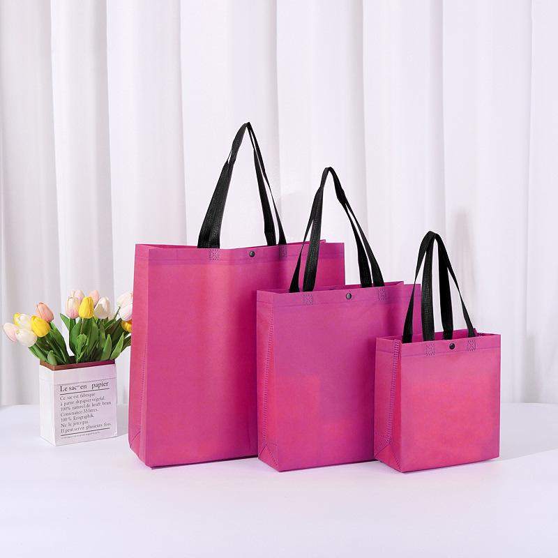 Picture of Customized Non-Woven Fabric Tote Bags for Women's Clothing Stores, Small Batch Logo Printing, Eco-Friendly Non-Woven Bags