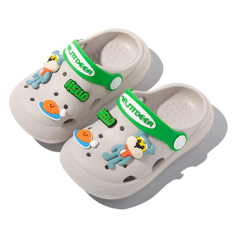 Children's slippers wholesale summer boys and girls sandals cartoon wear-resistant breathable baby sandals wholesale hole shoes sandals