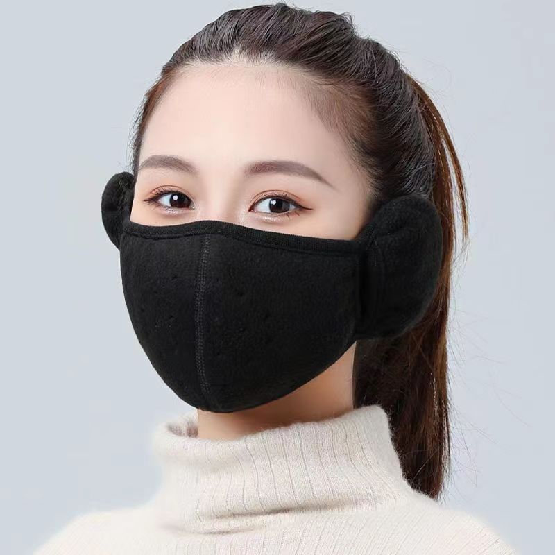 Picture of Warm mask autumn and winter thickened ear protection face cold-proof men and women three-dimensional washable riding windproof mask breathable hole