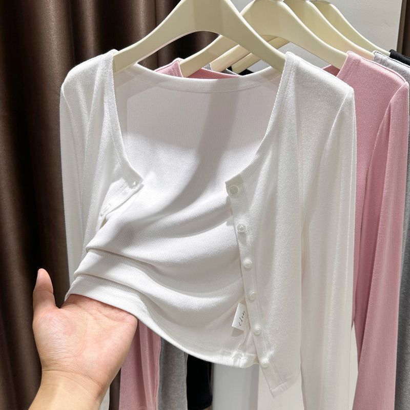 Picture of Thin Cardigan Women's Summer New Arrival Slip Skirt Sunscreen Ice Silk Shawl Blouse Modal Knitted Small Coat