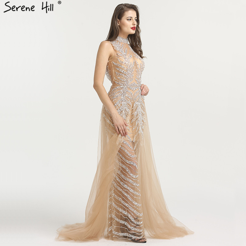 Picture of Banquet Dress Women's Sleeveless Diamond Decoration Slim-fit Slimming Fishtail Luxury Annual Meeting Host Model Catwalk Dress LA6564
