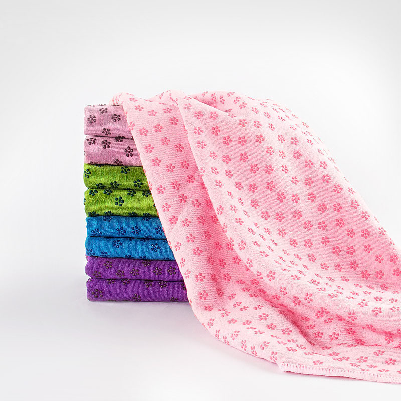 Yoga towel non-slip particles sweat-absorbent factory delivery wholesale blanket yoga supplies towel blanket cloth mat thickened thin