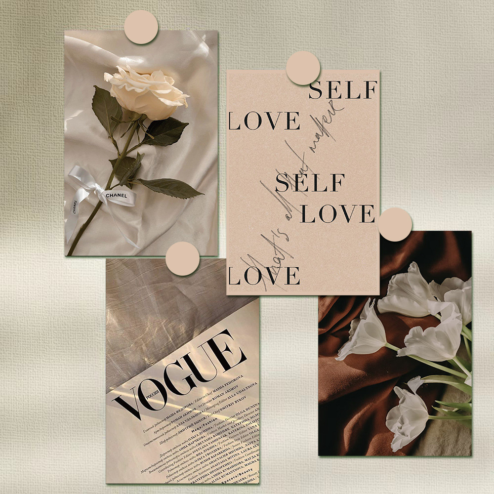Lucky Life 10 Good Luck Decorative Cards Wall Postcards Dormitory Living Room Bedroom Decorative Painting